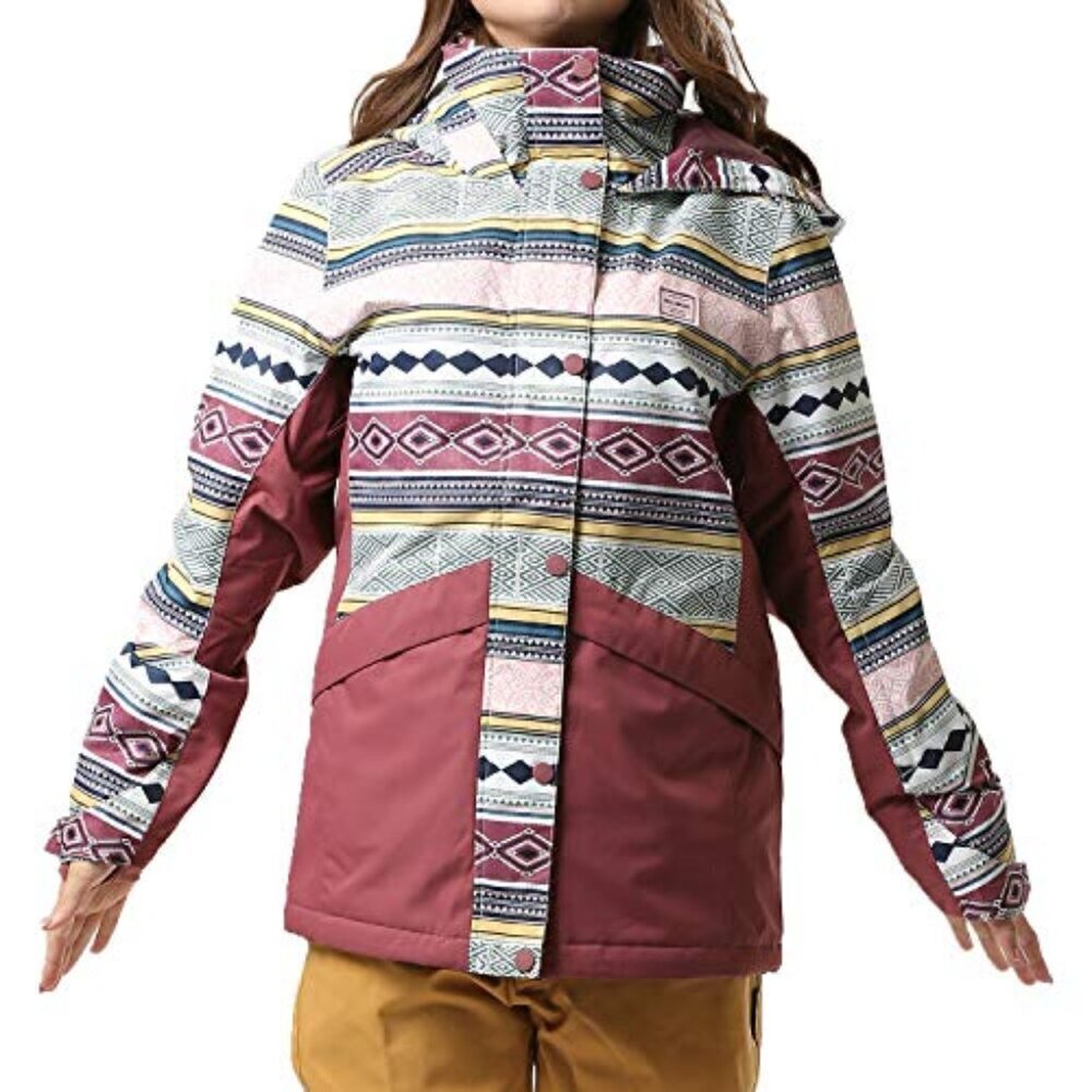 Billabong Kayla 10K Snow Jacket Aztec Size XS